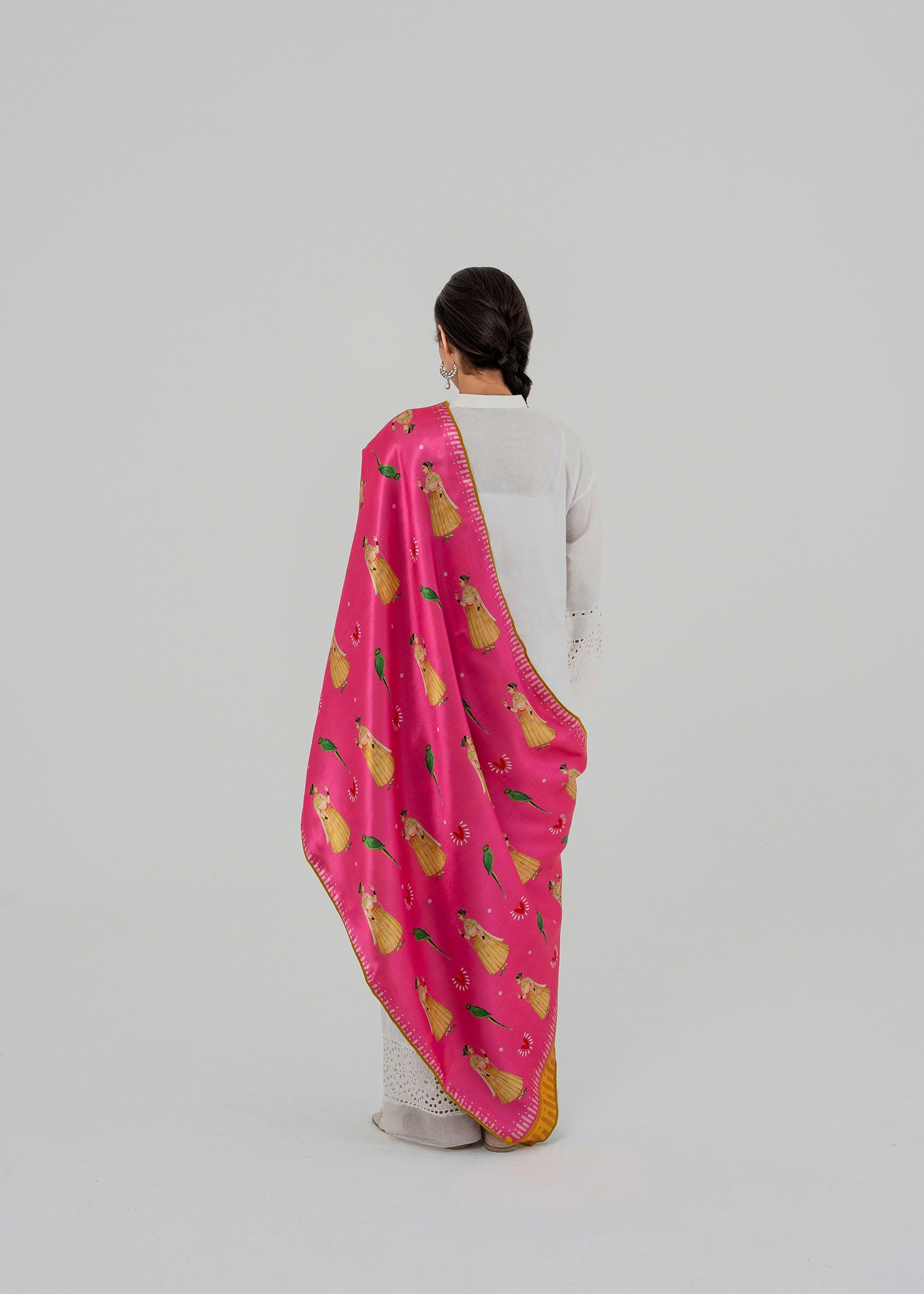 Mughal Pink Scarf